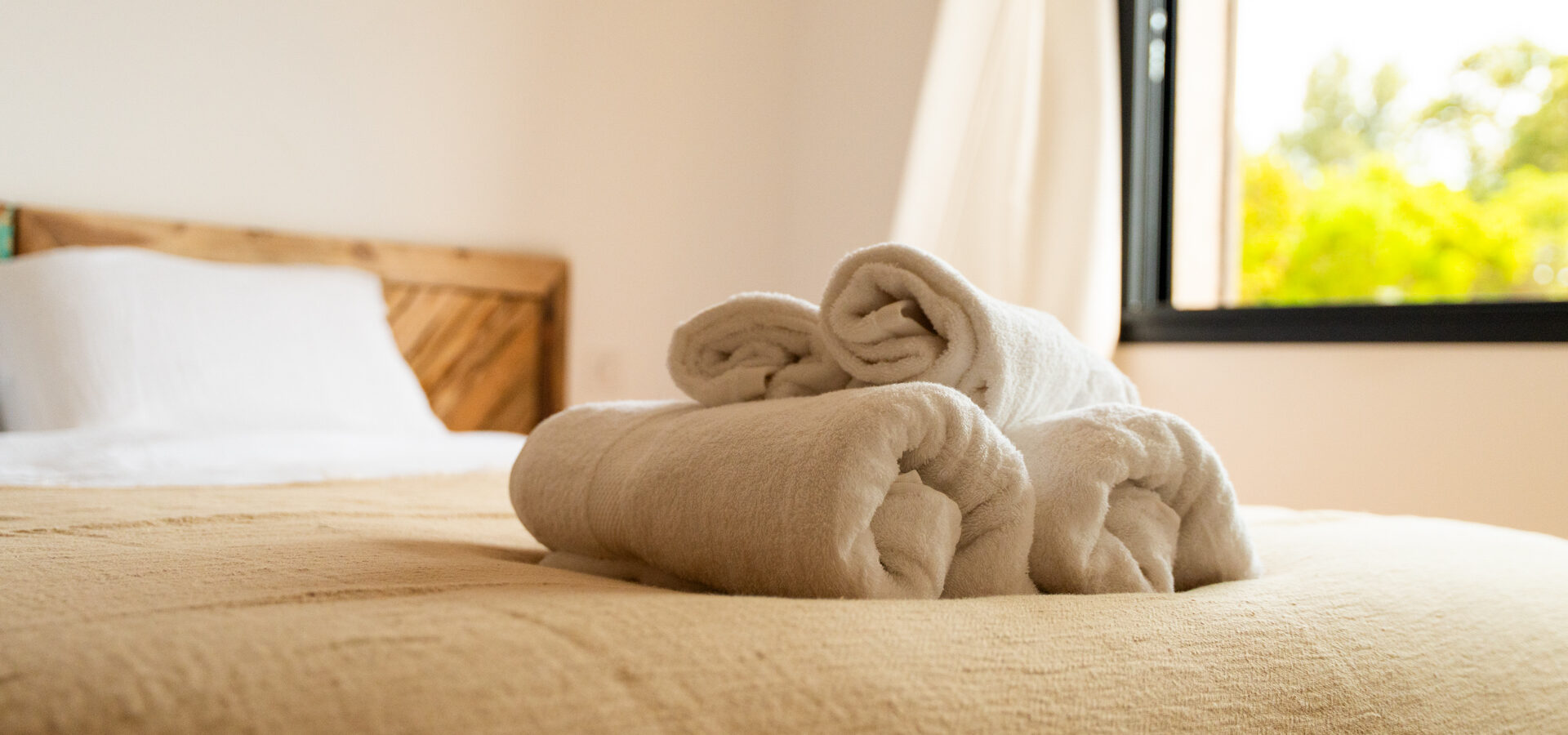 Chambre B au 1er etage avec serviettes -CASA DAMICHI