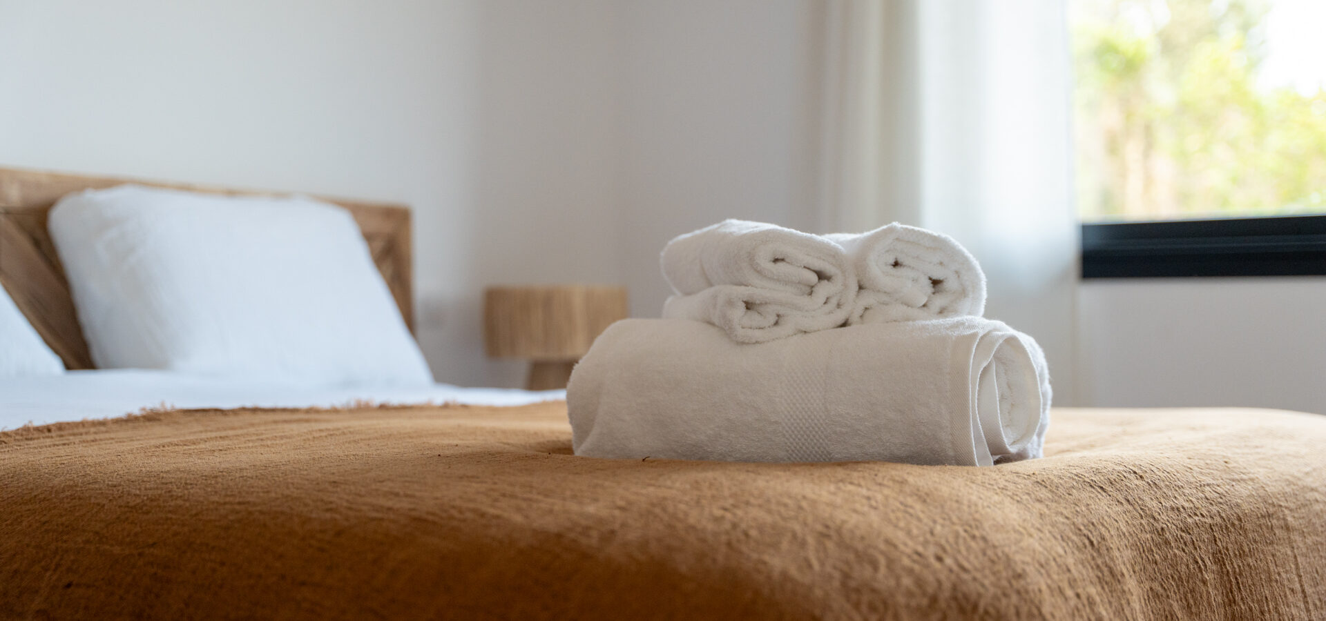 Chambre A au 1er etage serviettes - CASA DAMICHI