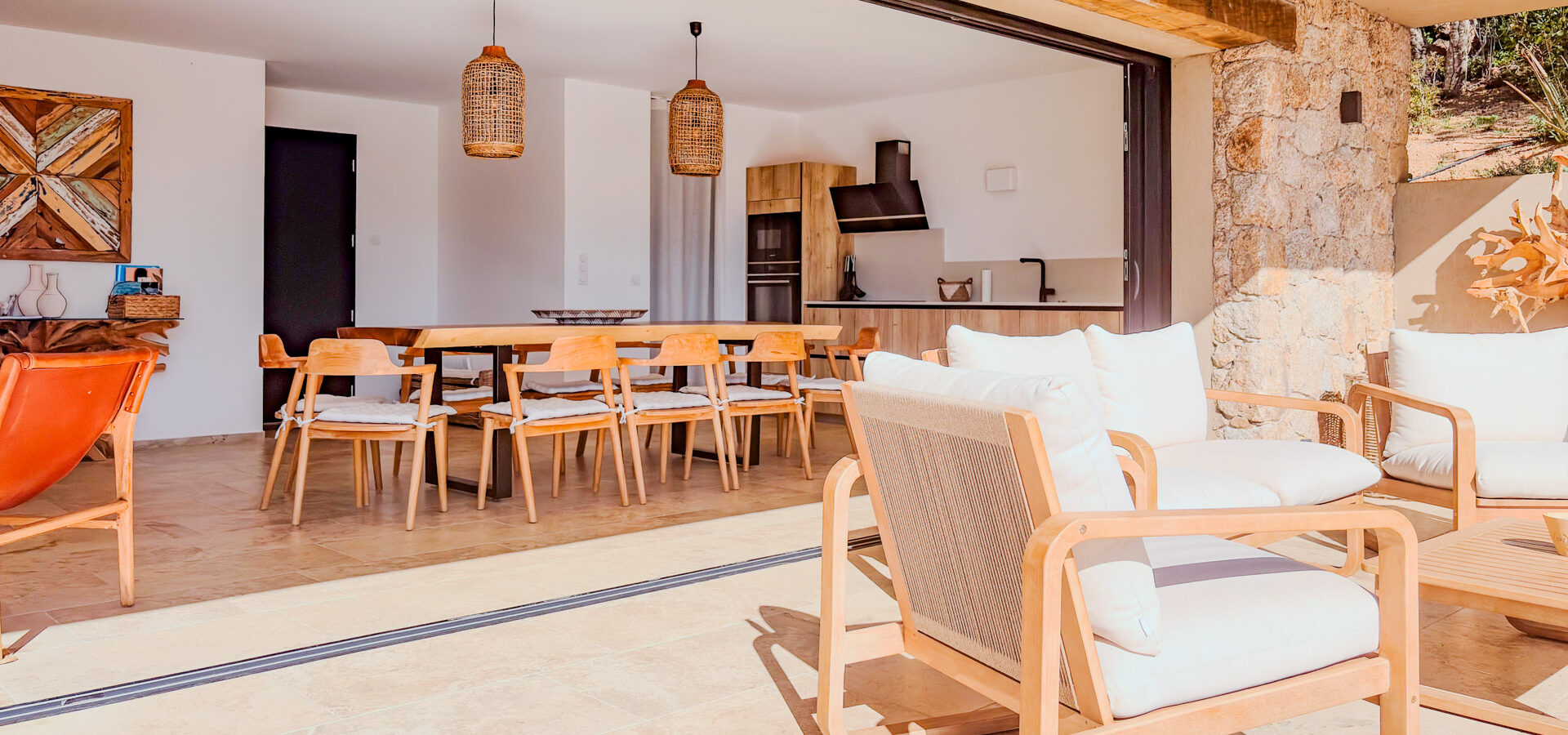 Cuisine et salon - CASA DAMICHI-4