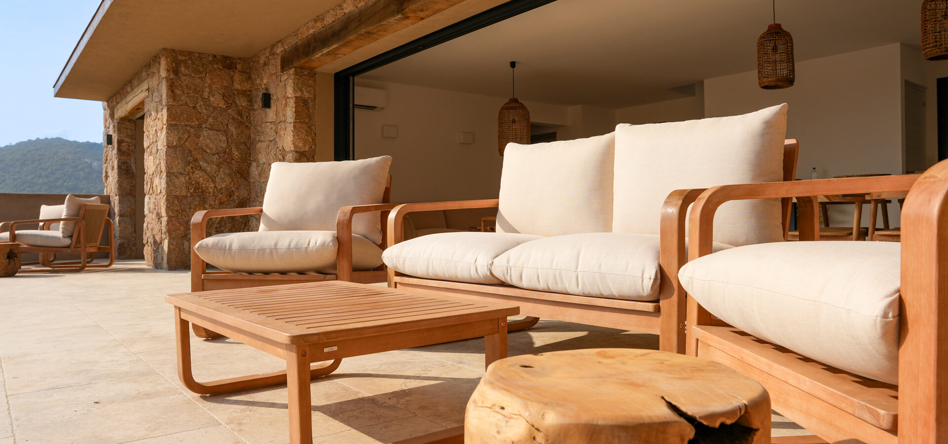 Terrasse salon exterieur - CASA DAMICHI